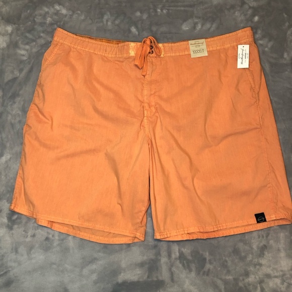 Weatherproof Vintage Men's Swim Trunks with Lining Orange Size XXXXLT NWT - Picture 1 of 11